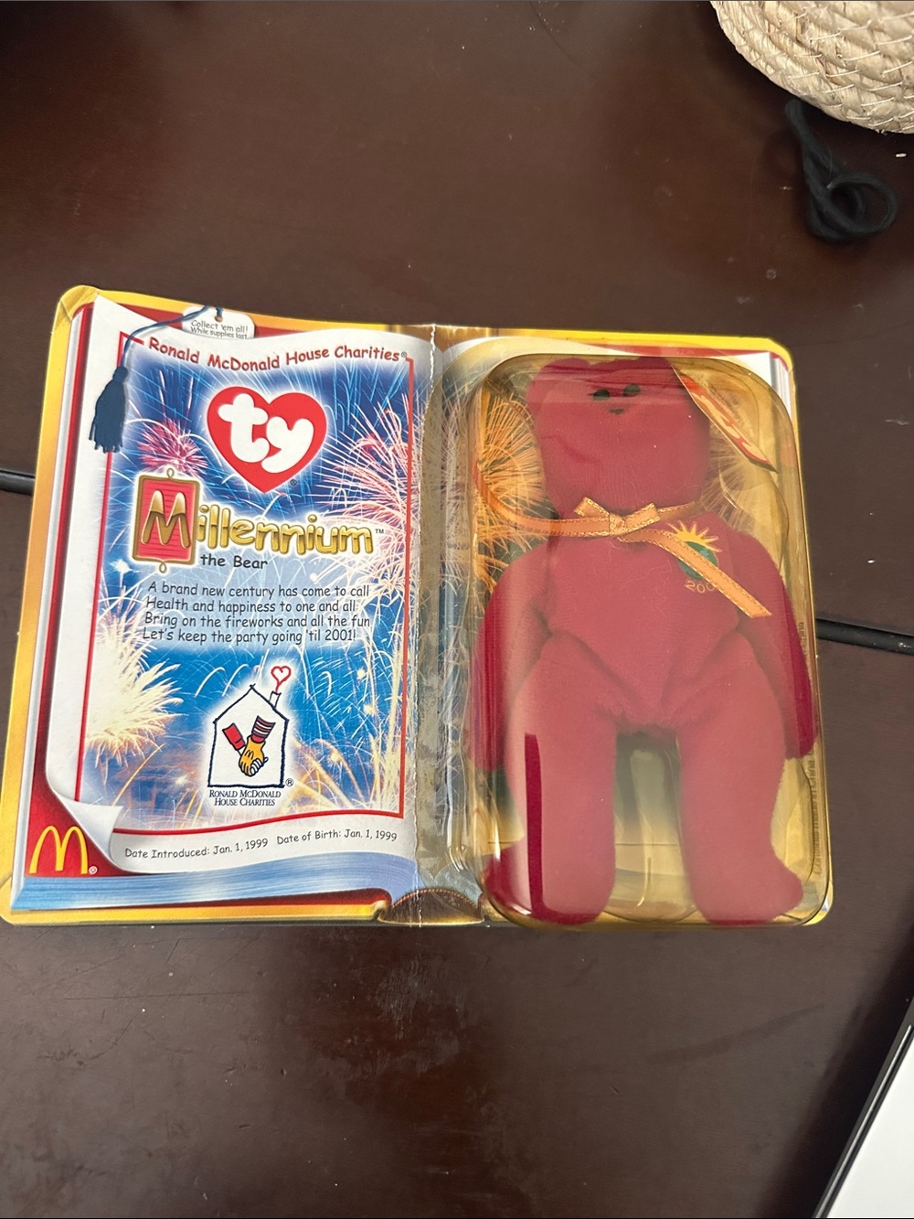 Vintage TY McDonald’s Millennium the Bear